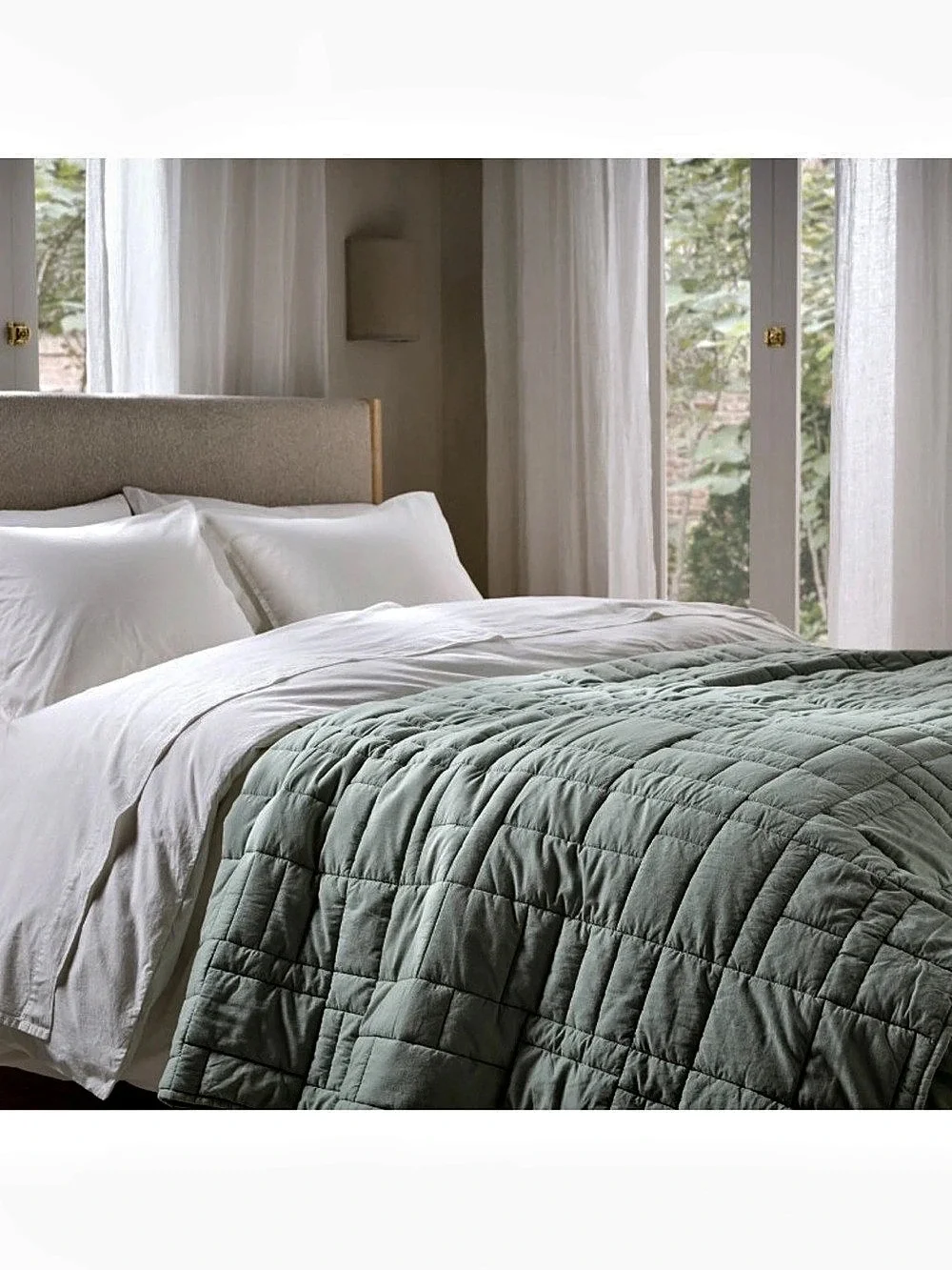 Parachute for Target F/Q Cozy Block Quilt JADE